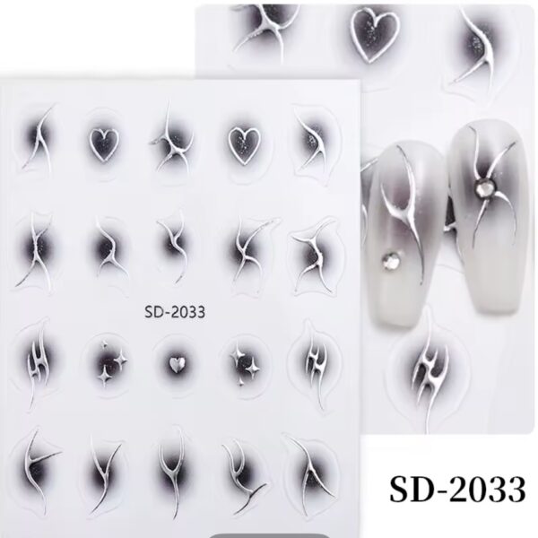 Sticker aura con detalles metalizados - SD-2029