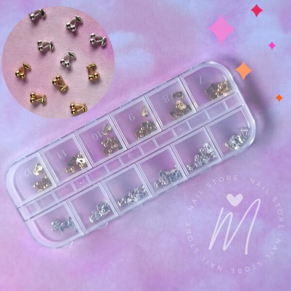 Dijes cereza plata / oro – Naez