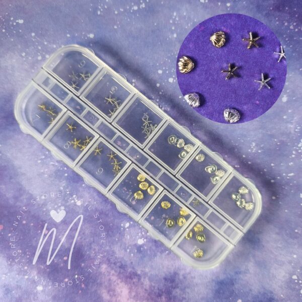 Dijes marinos pequeños plata / oro - Naez