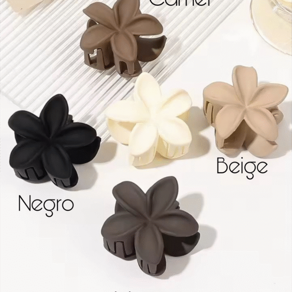 Broche flor hawaiana para pelo - Mate