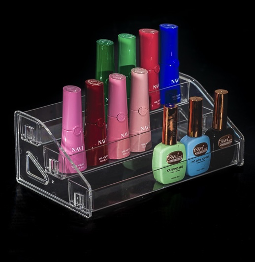 Exhibidor de acrilico para esmalte de uñas