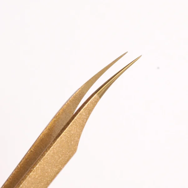 Pinza de aislación Delfin n° 15 Glitter Gold - Lion Beauty