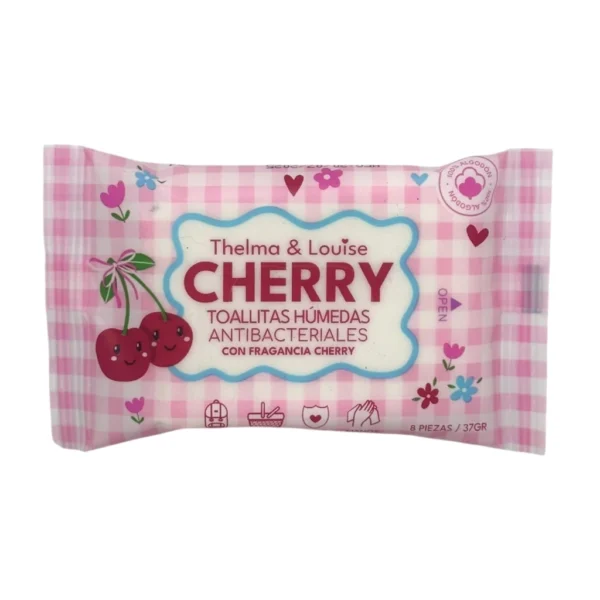 Toallitas húmedas antibacteriales Cherry - Thelma & Louise