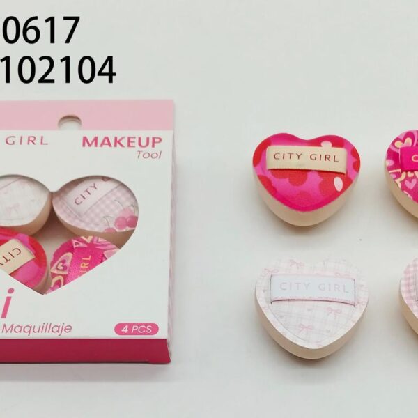 Mini esponjas estampadas - City Girl