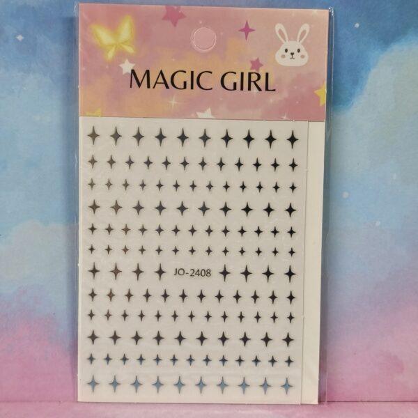 Sticker formas plata (Grandes) - JO-2408