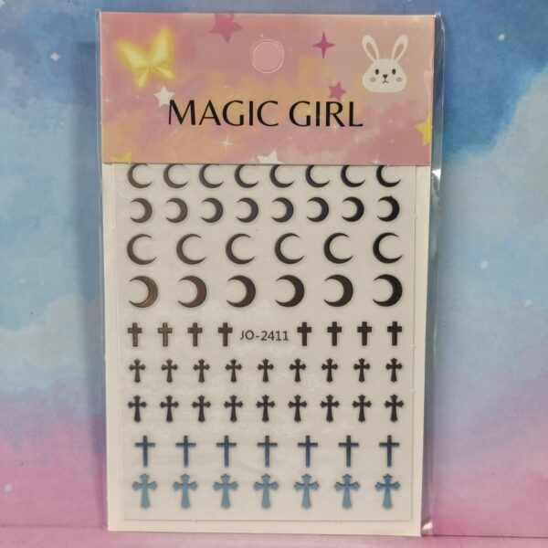 Sticker formas plata (Grandes) - JO-2411