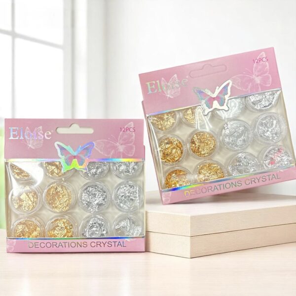 Papel oro / plata x 12 - Eloise