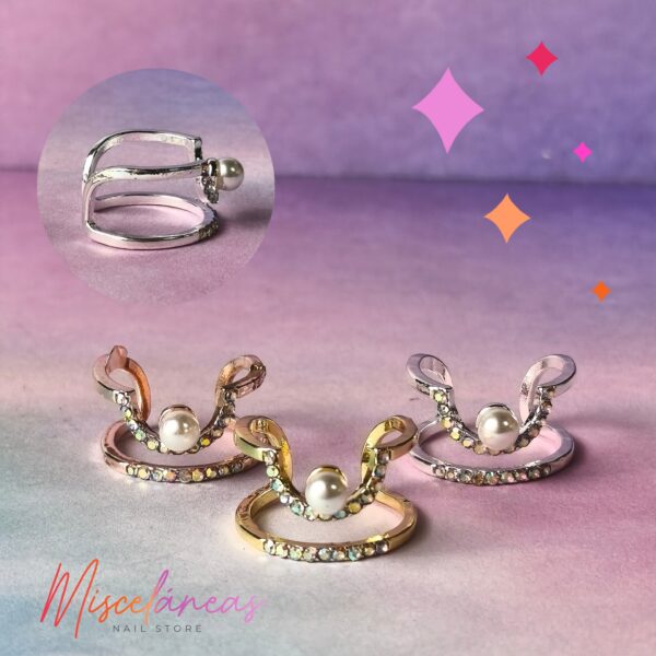 Anillo para foto Mod. 9 (Strass tornasol)