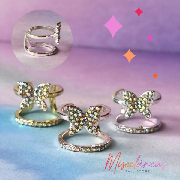 Anillo para foto Mod. 10 (Strass tornasol)