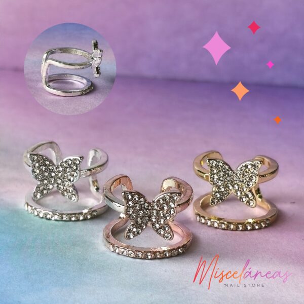 Anillo para foto Mod. 10 (Strass plata)