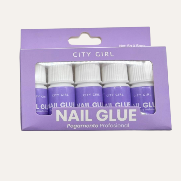 Pegamento para tips con gotero x 5 un - City Girl