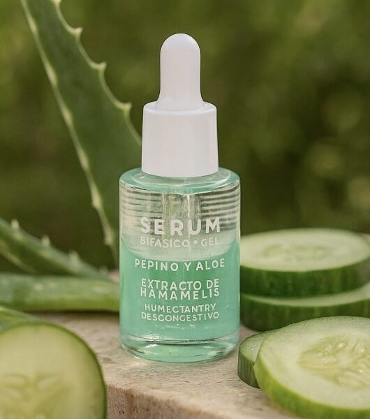 Serum facial bifasico con pepino y aloe - Thelma & Louise