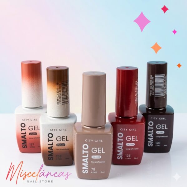 Esmaltes semipermanentes – City Girl 15ml