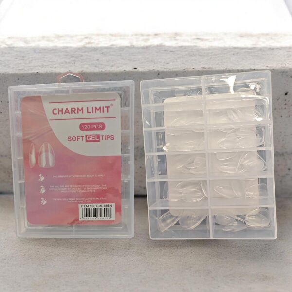Tips almendra corto x 120 prelimado – Charm Limit