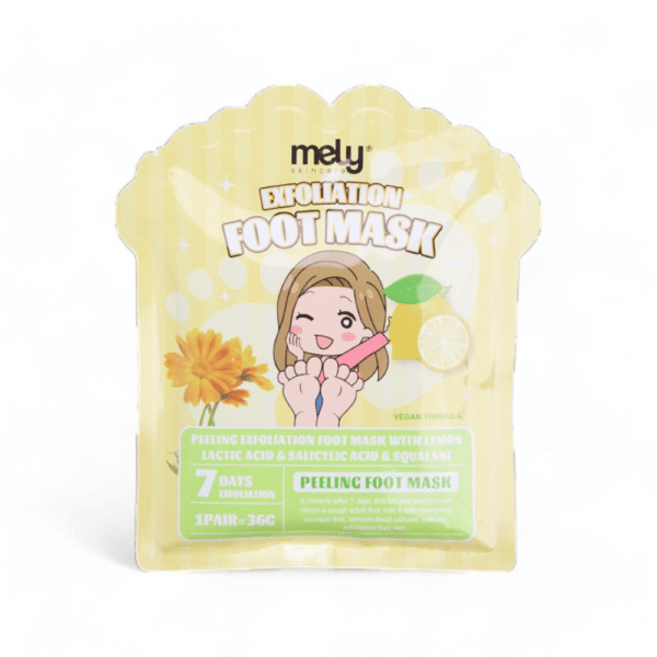 Mascarilla exfoliante para pies – Mely
