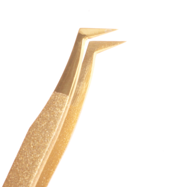 Pinza L volumen Lince n 52 Glitter gold - Lion Beauty