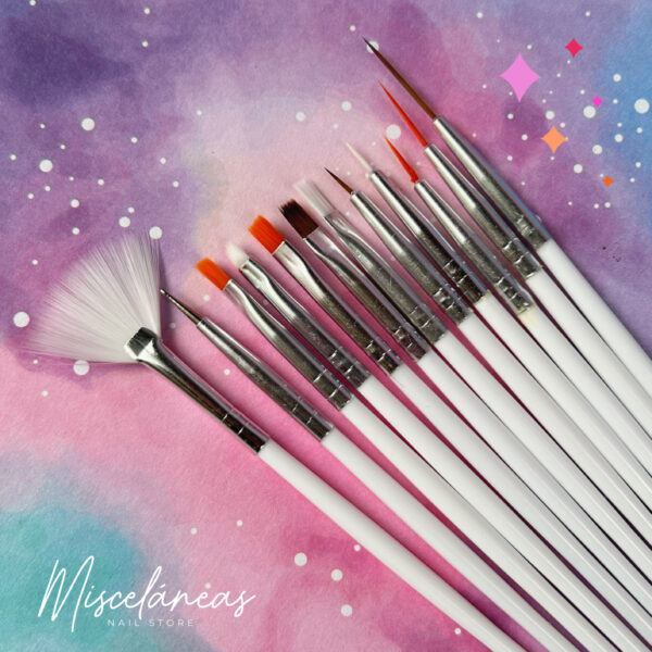 Set de 12 pinceles