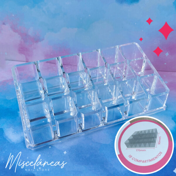 Organizador acrilico para maquillaje - City Girl