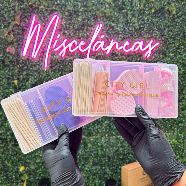 Box de herramientas para manicuria - City Girl