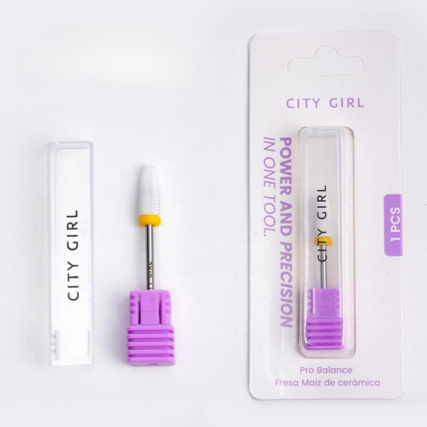 Fresa de cerámica cónica AMARILLA - City Girl