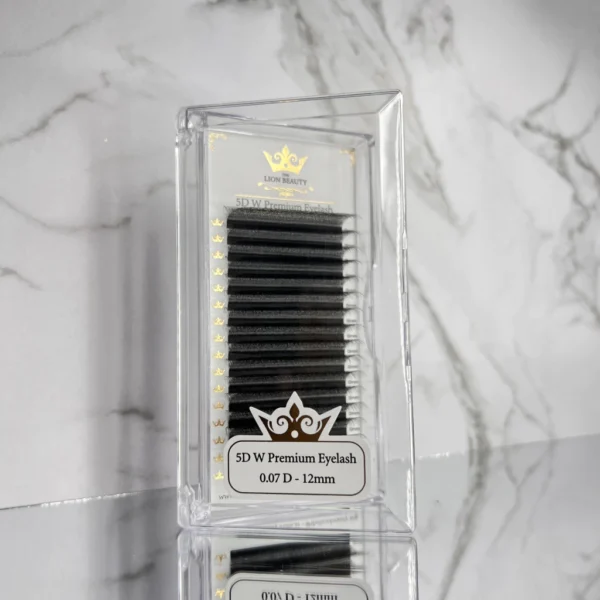 Pestañas tecnológicas Lion Beauty 5D W – 0,07 D – 12MM
