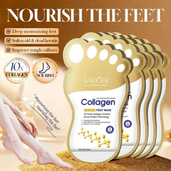 Mascarilla para pies con colageno - Sadoer
