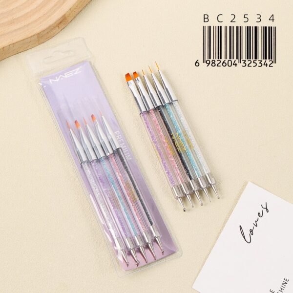 Set de 5 Pinceles Dobles - Naez