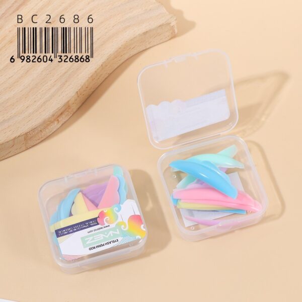Bigudies de colores de silicona para lifting - Naez