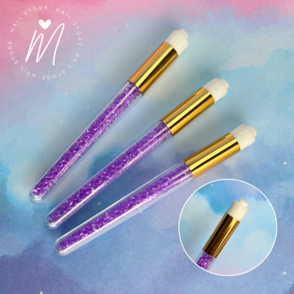 Brocha para lash shampoo con glitter