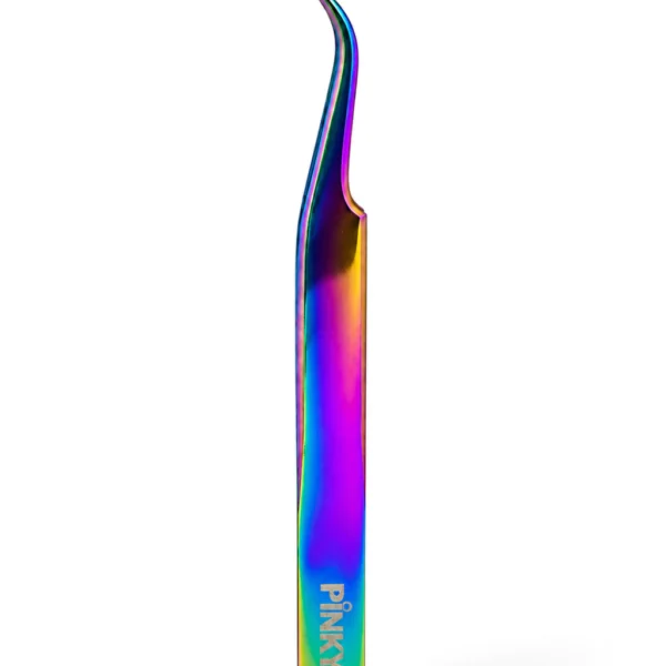 Pinza tornasol curva para pestañas – Pinky