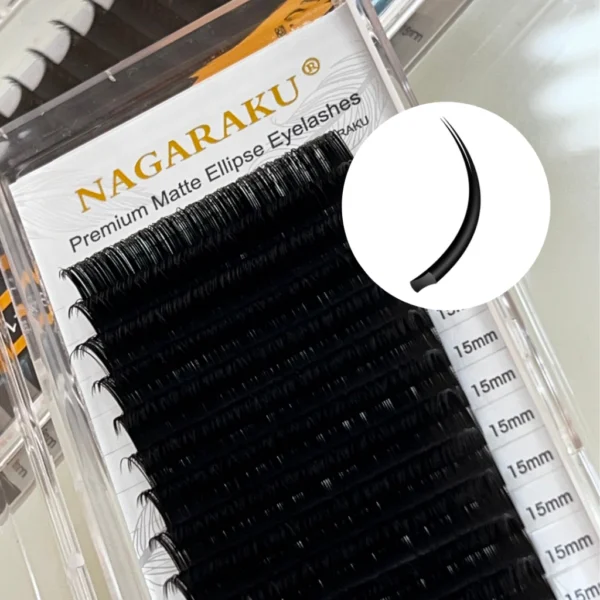 Pestañas Nagaraku Elipse Matte Premium - Mix 8-15 mm 0,15 D