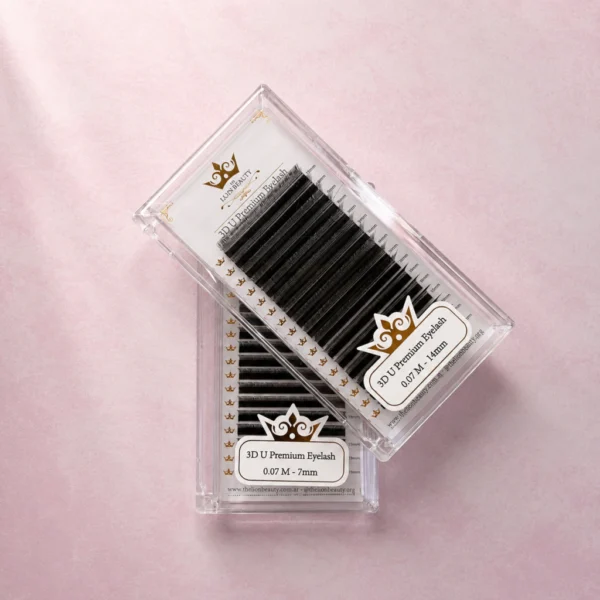 Pestañas Tecnológicas Lion Beauty 3D U - 0,07 D Mix